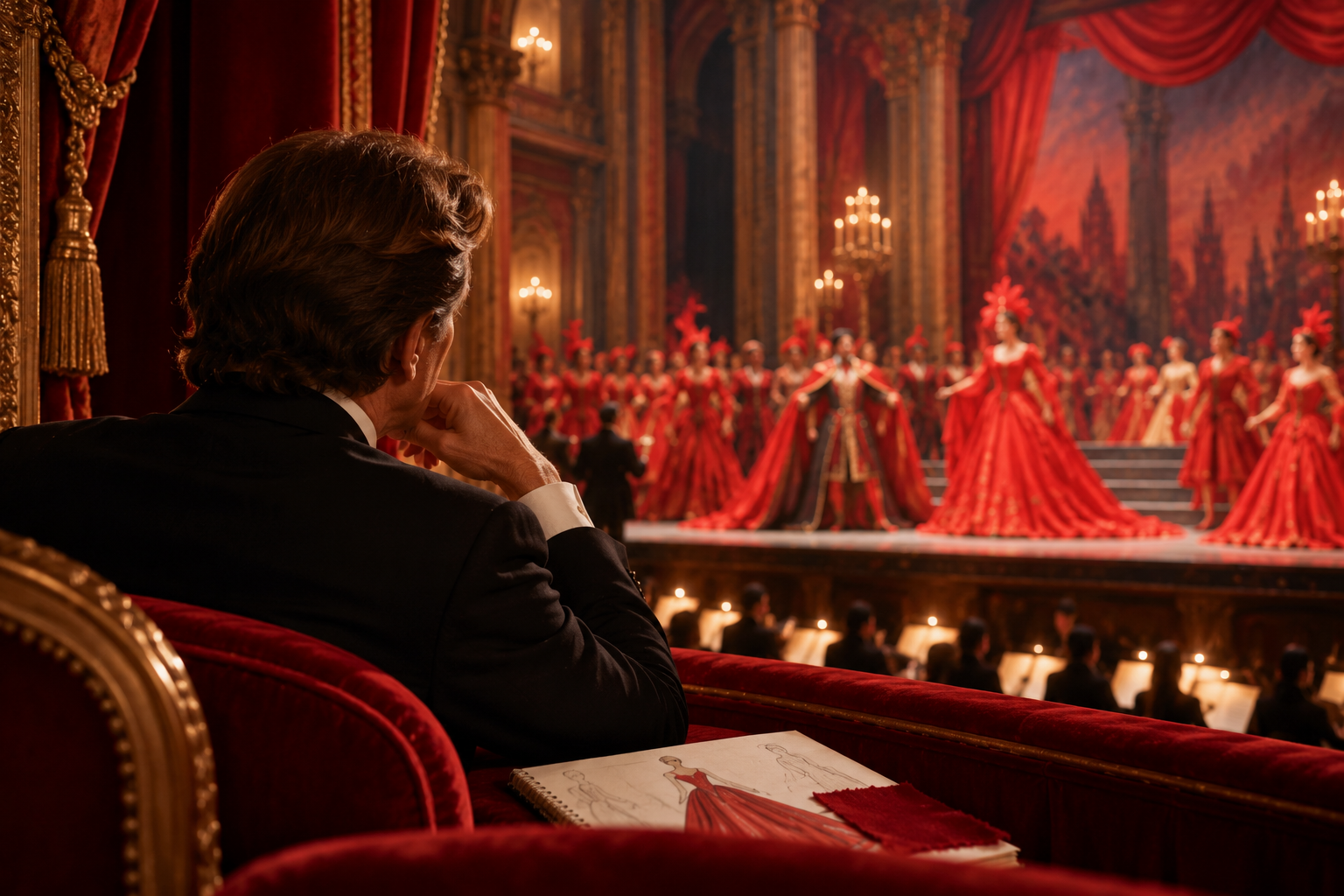 Ispirazione in rosso all’opera teatrale
