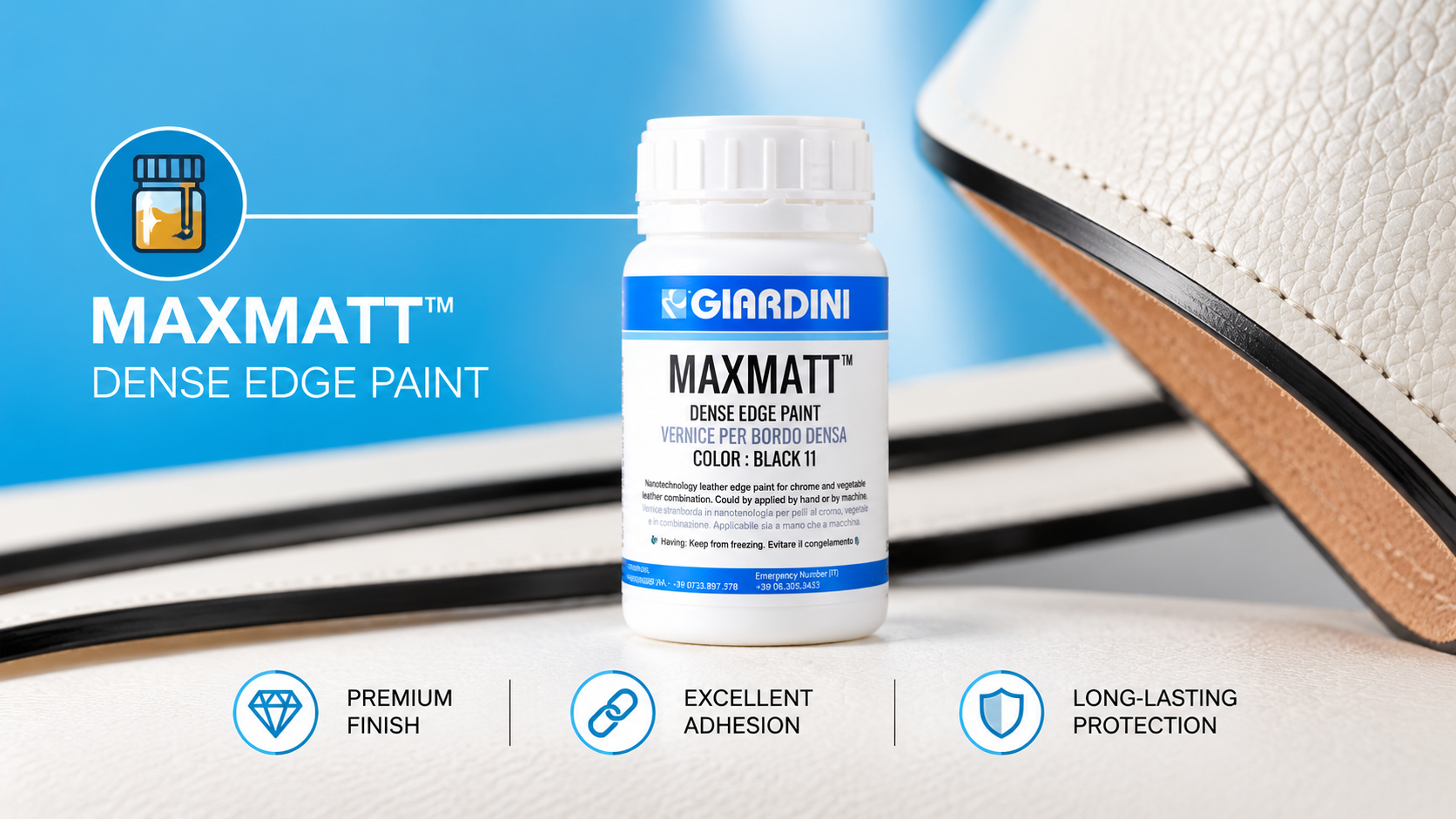 Vernice bordo MaxMatt_ finitura premium